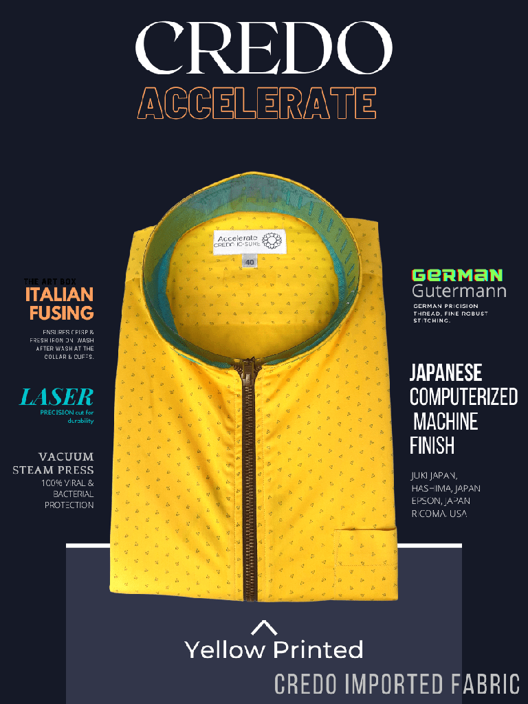 Yellow Printed Formal Shirt_2.jpg