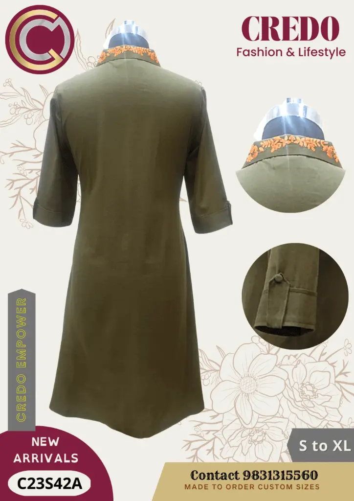 Sap green Khadi kurti-l-4.webp