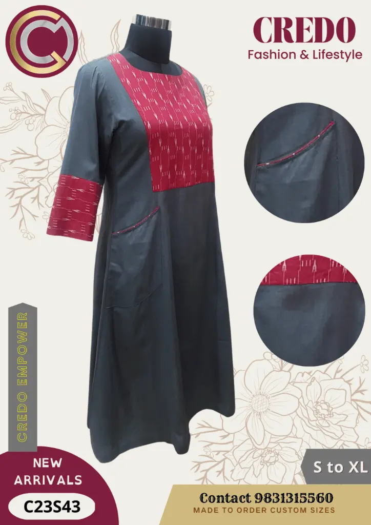 Grey khadi kurti-l-2.webp