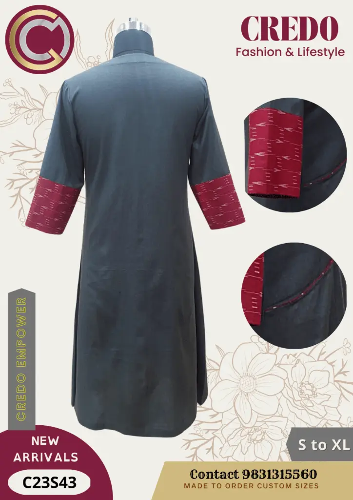 Grey khadi kurti-l-4.webp