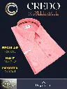 Credo Imported Pink Stripe Half Sleeve Shirt(686)-46-3.webp
