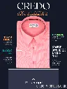 Credo Imported Pink Stripe Half Sleeve Shirt(686)-46-2.webp