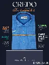 Raymond Fabric Blue Sky Blue Check Half Sleeve Shirt(683)-46-2.webp