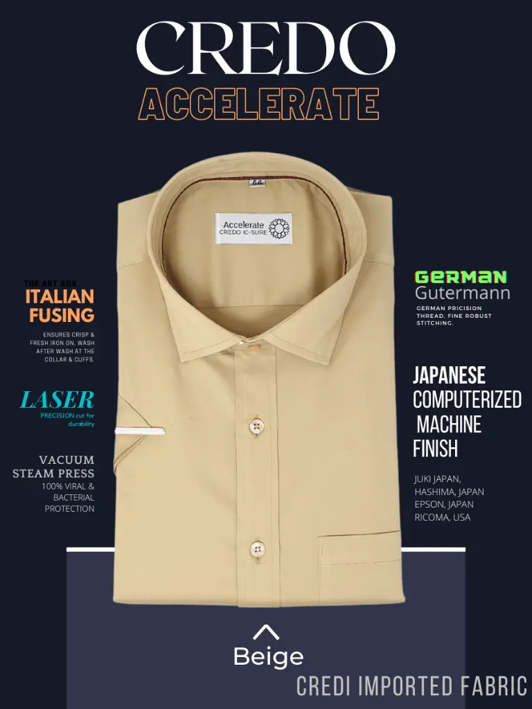 Beige Half Sleeve Shirt(517)-44-2.webp