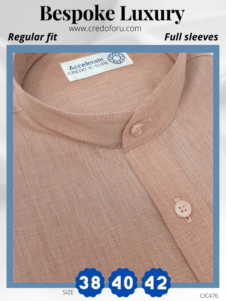 Light Brown Formal Shirt(476)-40-Beige,Black,Red-Full Sleeves-2.webp