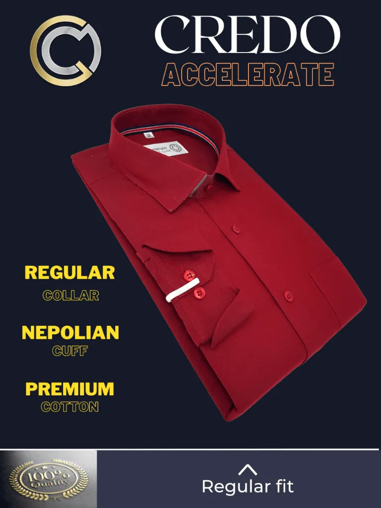 Maroon Plain Formal Shirt-38-maroon-Full Sleeves-3.webp