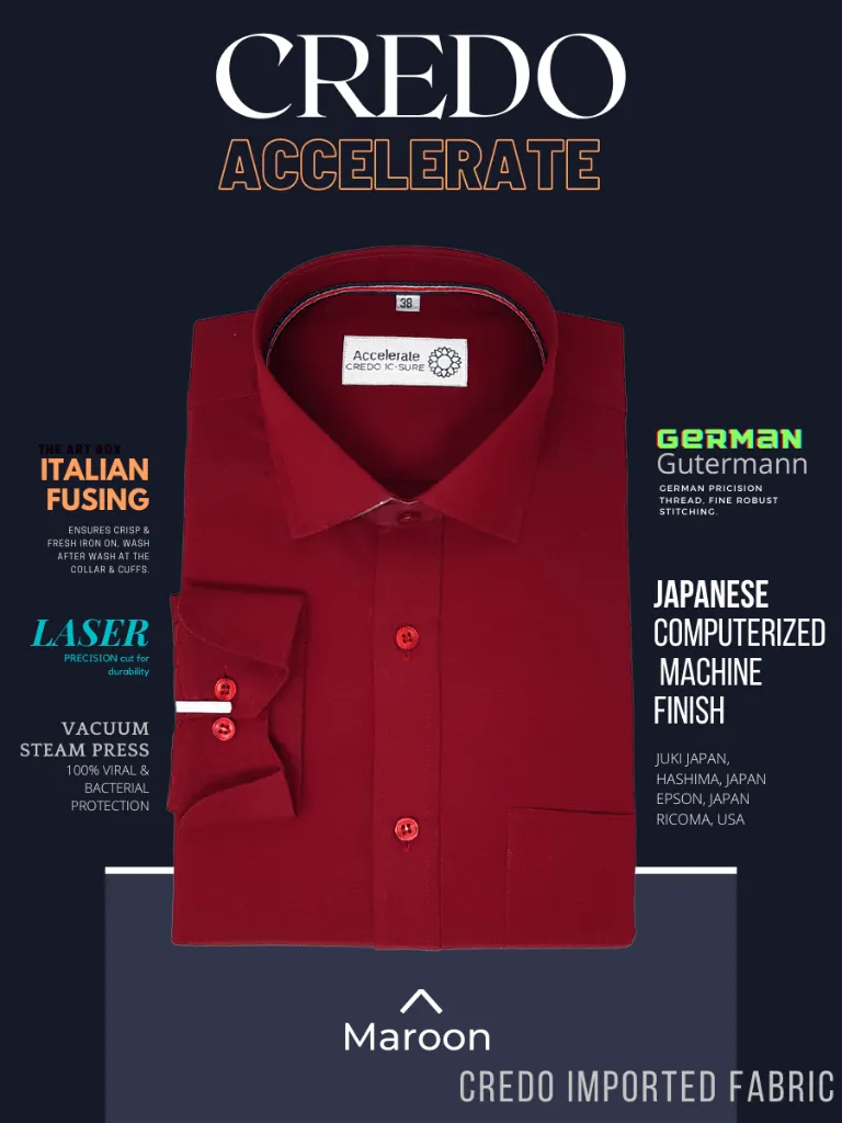 Maroon Plain Formal Shirt-38-maroon-Full Sleeves-2.webp