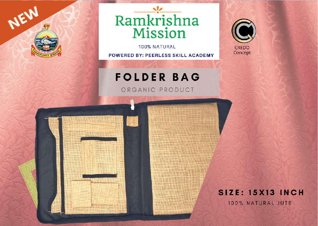 Jute Folder Bag Image 3