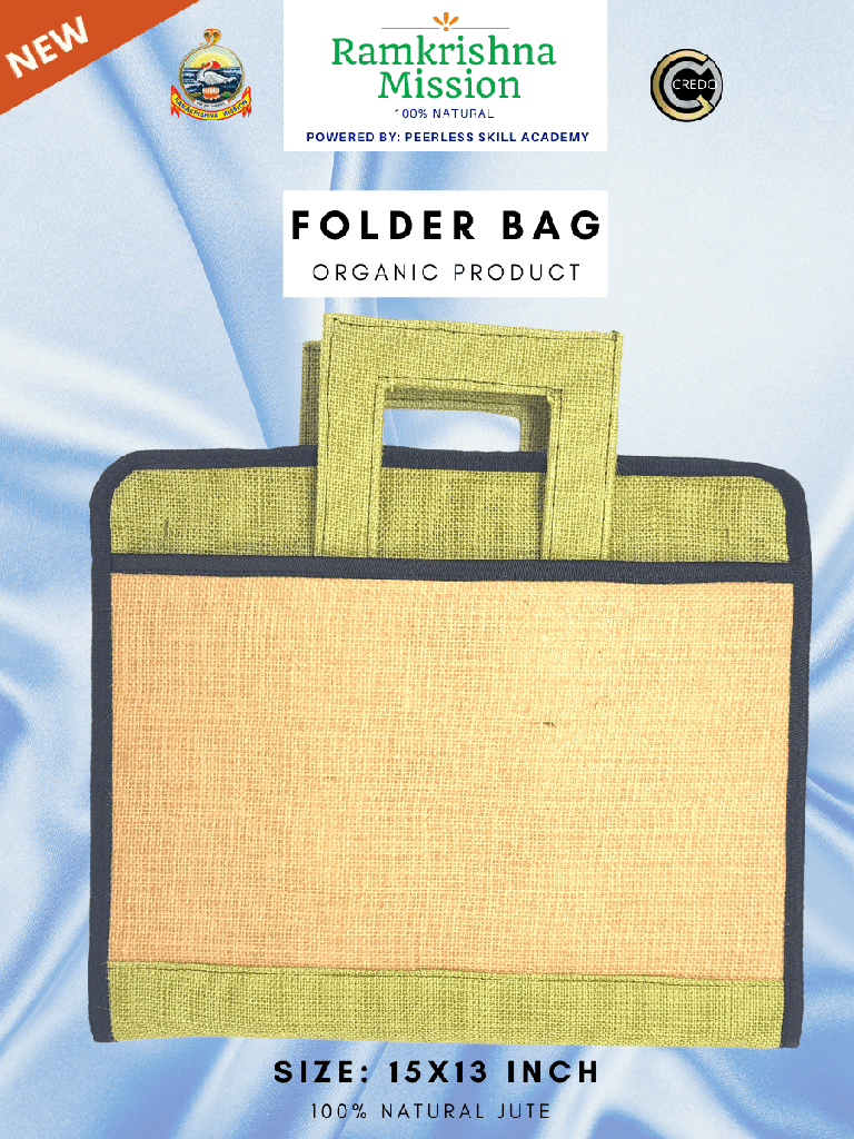 Jute Folder Bag Image 4