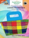 Checked Ladies Folder Bag Image 3