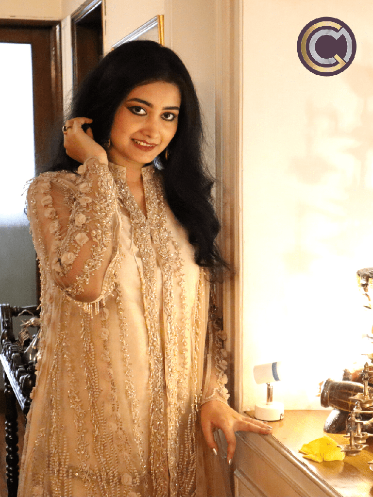 Credo Tunic, Jacket, Dupatta with Straight Pant Image 2