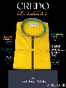 yellow chinse collar shirt with front zip Image 2