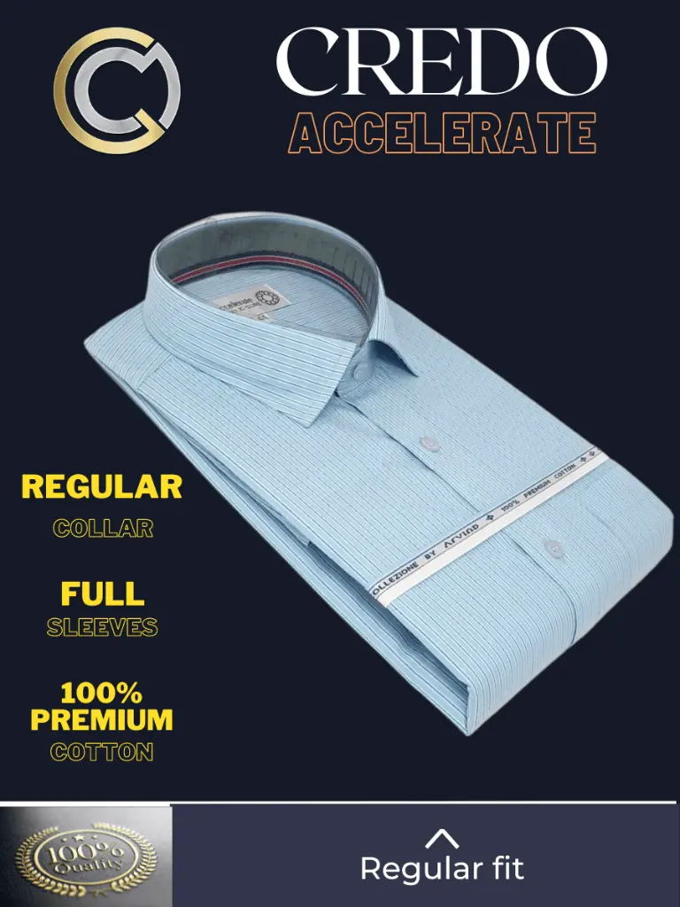 Arvind Fabric Light Blue Stripe Formal Shirt(24)-3.webp