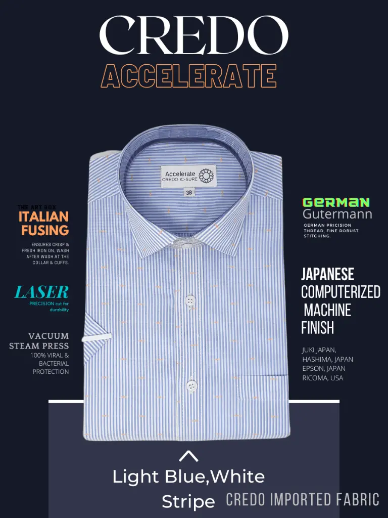 Light Blue & White Stripe Formal Shirt(05) -2.webp