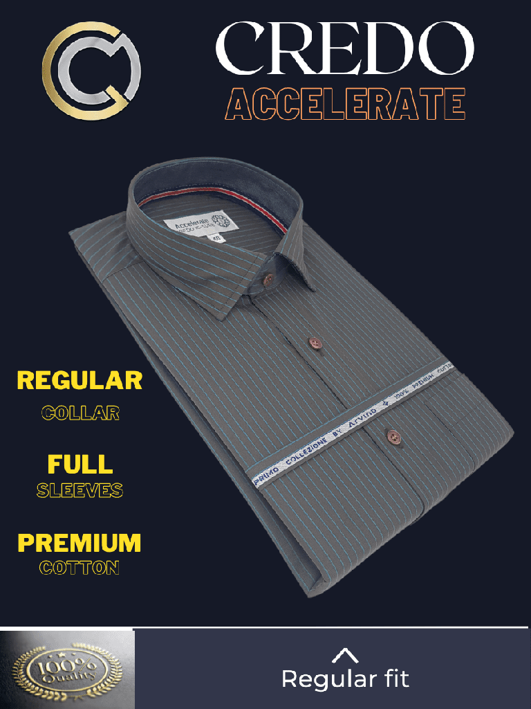 Arvind Fabric Black Check on Peach Shirt_2.jpg