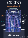 Arvind Fabric Pink Check on Blue Formal Shirt_1.jpg