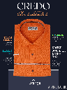 Arvind Fabric Orange Formal Shirt_1.jpg