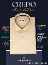 Beige Plain Formal Shirt_1.jpg