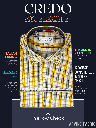 Arvind Fabric Yellow Check Formal Shirt_1.jpg
