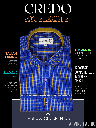 Arvind Fabric Yellow Check on Blue Formal Shirt(375)_1.jpg