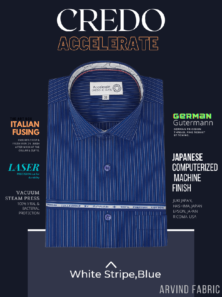 Arvind Fabric White Stripe on Blue Shirt_1.jpg
