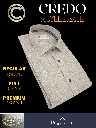 Beige Texture Regular Fit Formal Shirt_2.jpg