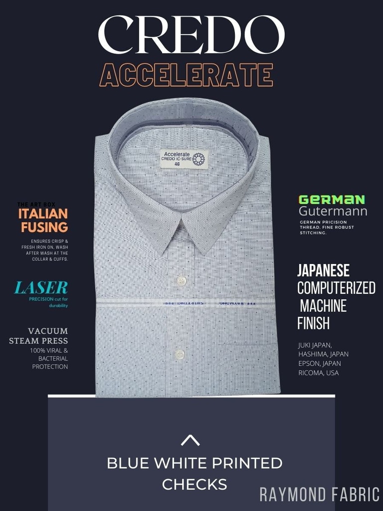 Blue and white printed checks full sleeve shirt 792_1.jpg