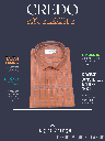 Blue checked orange colour full sleeves formal shirt_1.jpg