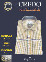 Blue checked yellow colour full sleeves formal shirt_2.jpg