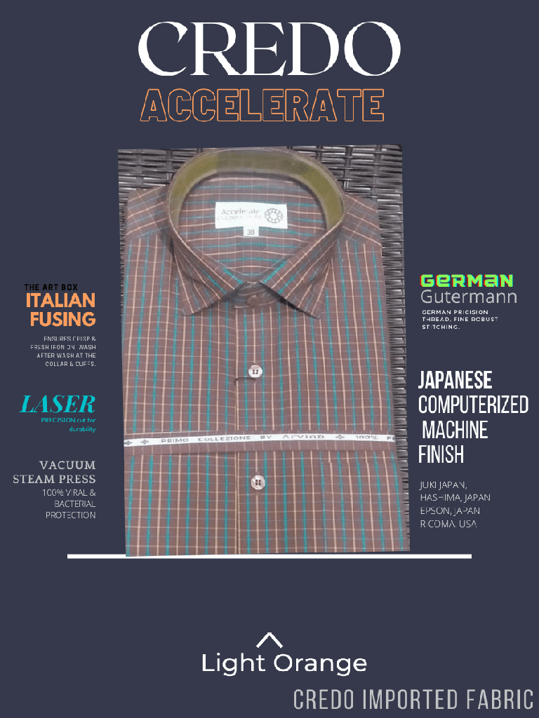 Brown colour checked full sleeve formal shirt_1.jpg