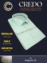 CREDO Imported Green white Check half Sleeve Shirt(694)A_2.jpg