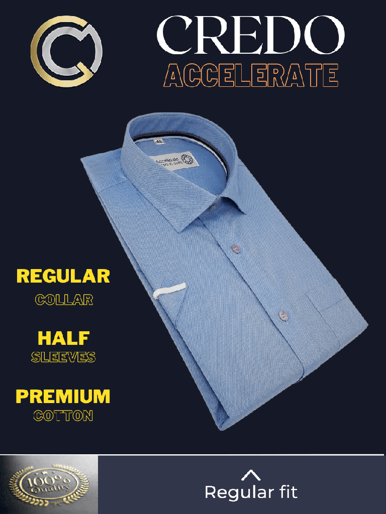 Credo Half Sleeves Light Blue Formal Shirt (251)_2.jpg