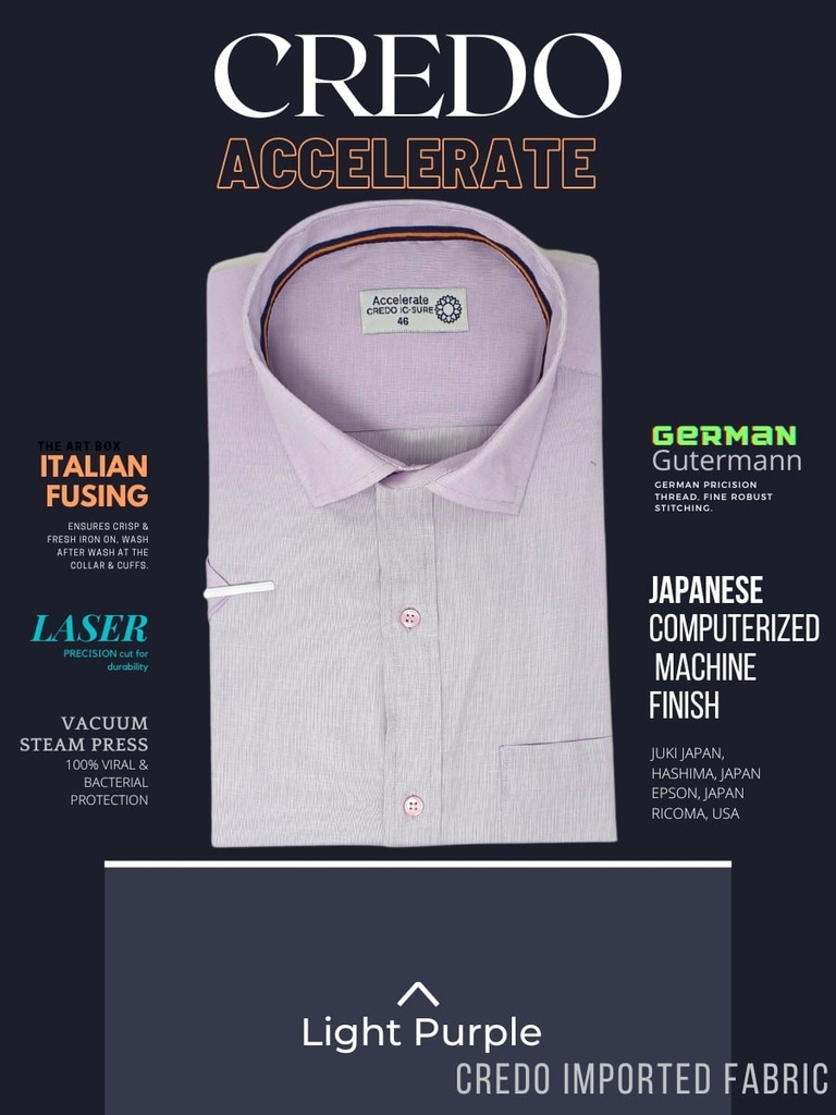 CREDO Imported light purple half Sleeve Shirt(698)A_1.jpg