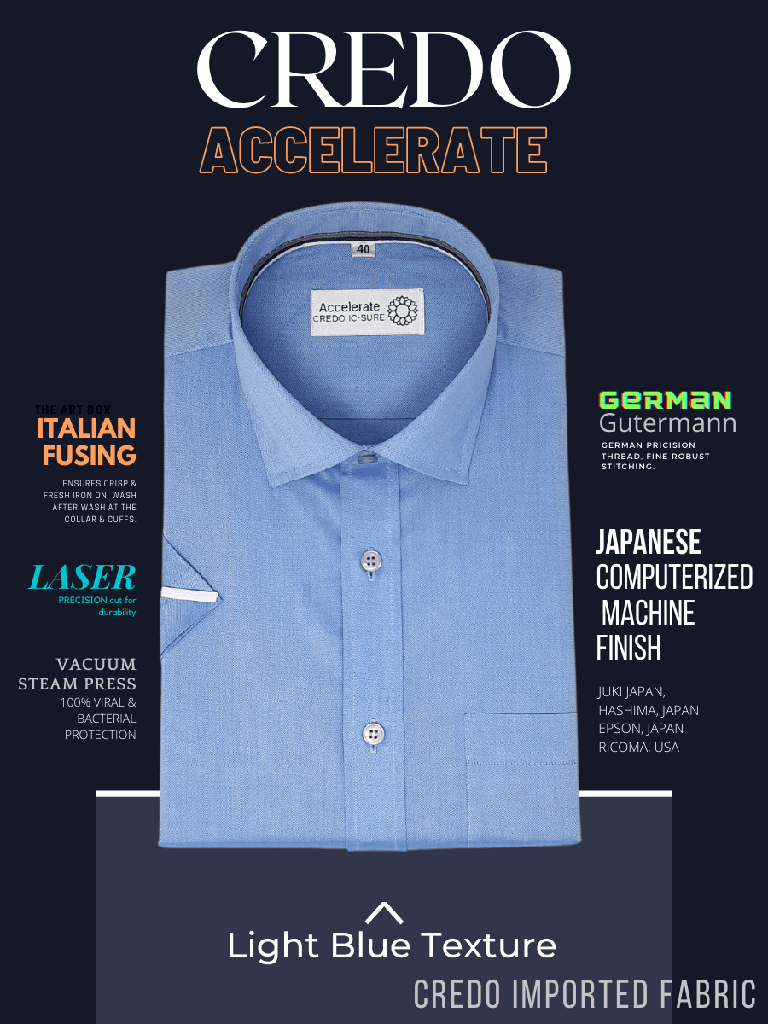 Credo Half Sleeves Light Blue Formal Shirt (251)_1.jpg
