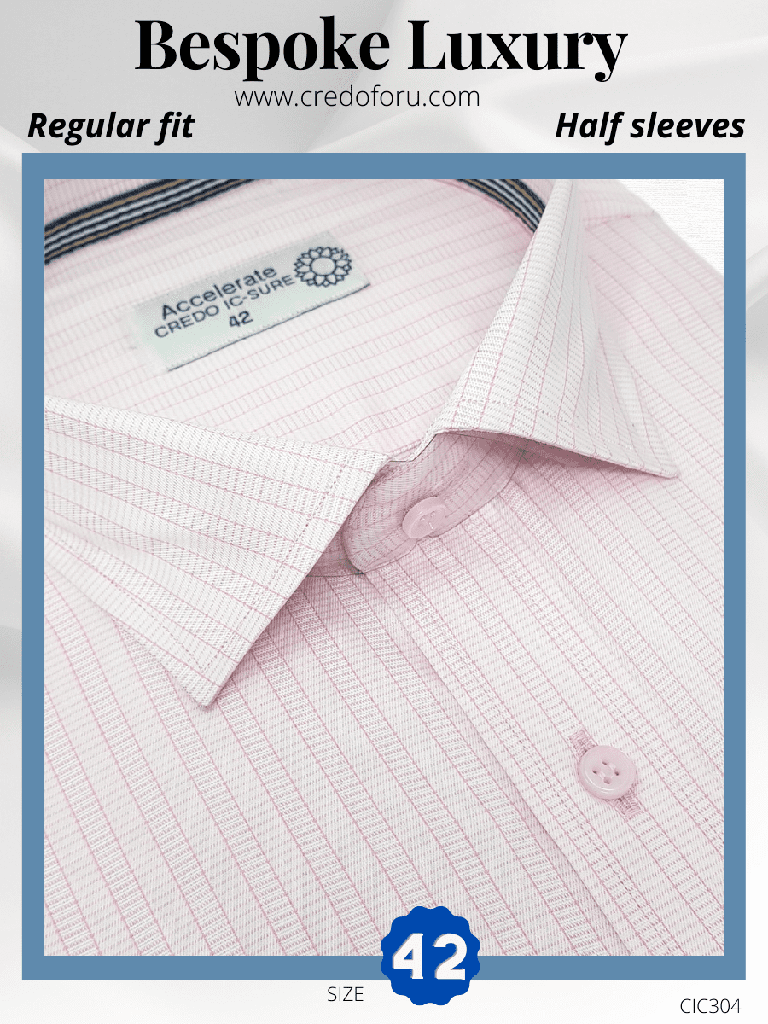 Pink stripe Formal Shirt