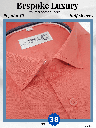 Italian fabric Peach Formal Half Shirt