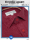 Italian fabric Maroon Formal Shirt