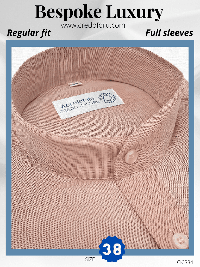 [brown-texture-formal-half-sleevs-shirt-38] Brown Texture Formal Half Sleeve Shirt(334)