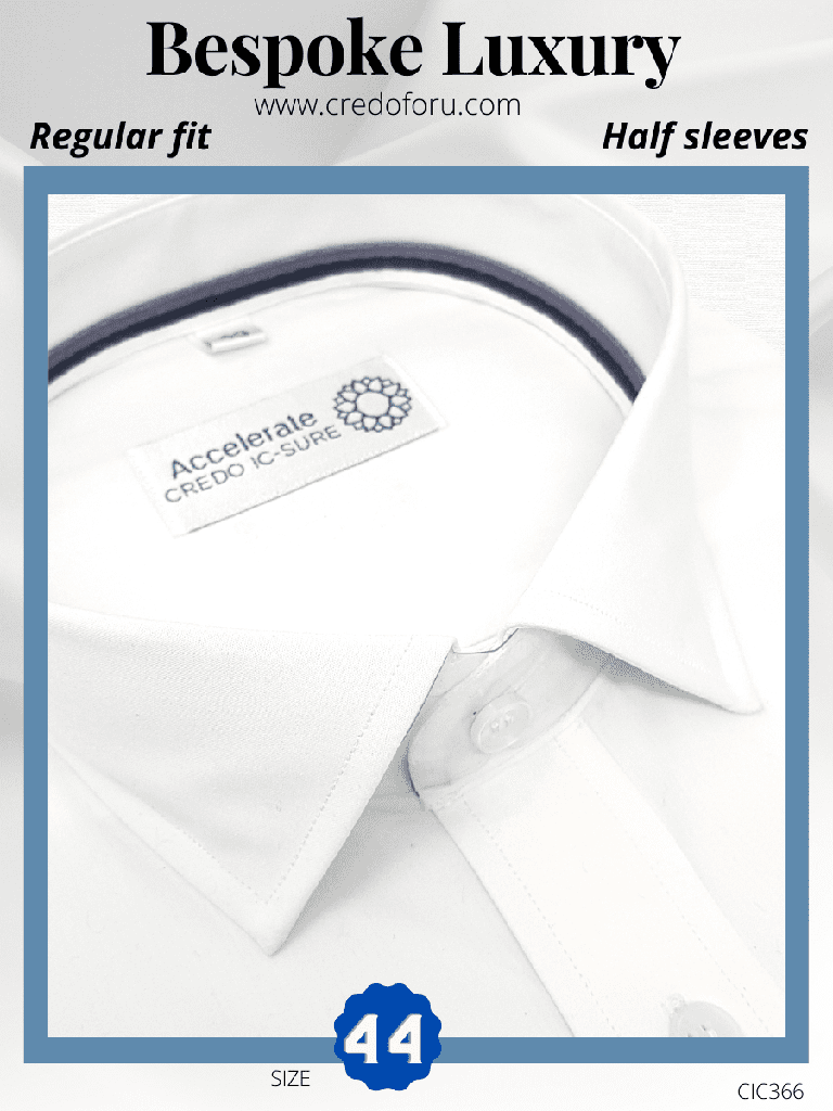 [white-solid-formal-shirt-40] White Solid Formal Shirt