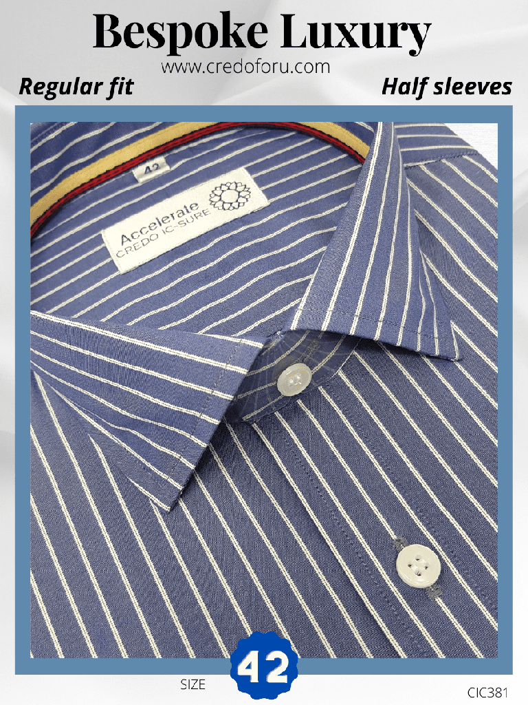 [white-stripe-on-grey-formal-shirt-42] White Stripe on Grey Formal Shirt