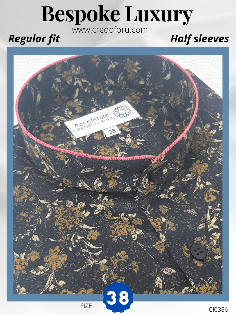 [italian-fabric-floral-print-on-black-formal-shirt-38] Italian Fabric Floral Print on Black Formal Shirt
