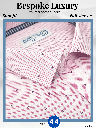 Arvind Fabric Pink &amp; White Formal Shirt
