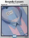 Light Pink and Blue Checks Shirt(866) 