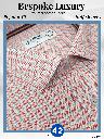 Raymond Fabric Red &amp; Grey Check Formal Shirt