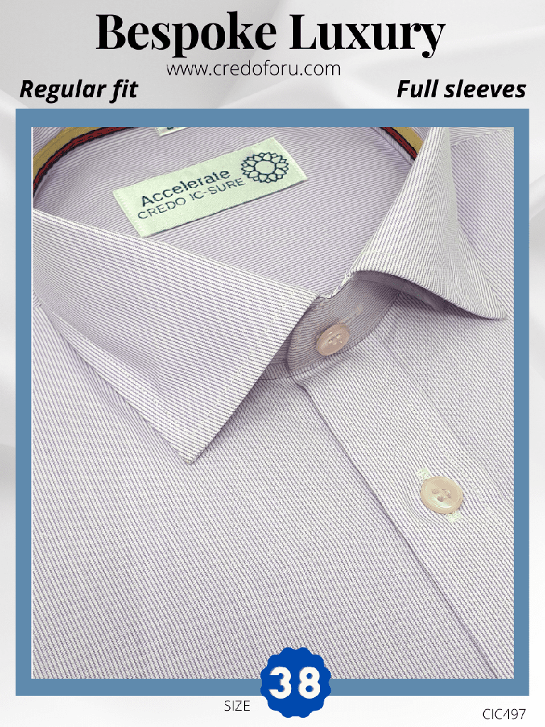 [purple-stripe-full-sleeve-formal-shirt-38] Purple Stripe Full Sleeve Formal Shirt