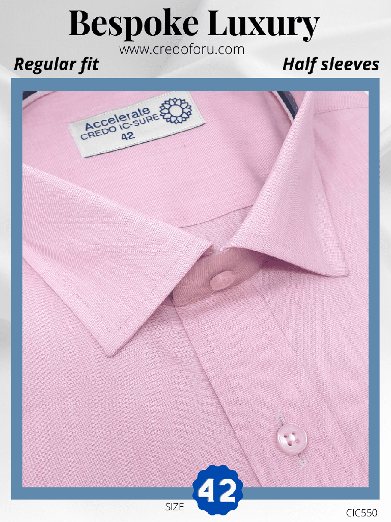 Raymond Pink Texture Formal Shirt(550)