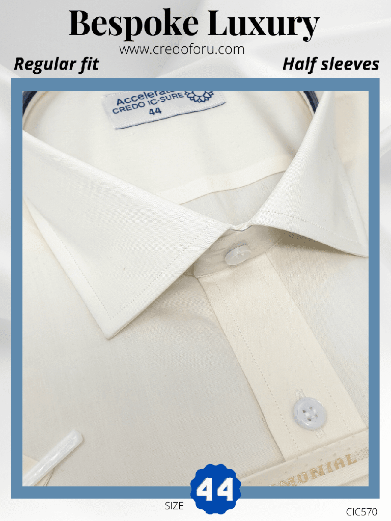 Raymond Off White Formal Shirt(570)