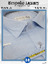 Italian Fabric sky Blue Half Sleeve Shirt(649)