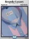 Light Pink and Blue Checks Shirt(868)