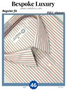 white red sky striped formal shirt